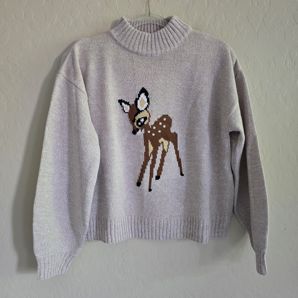 Disney Parks Bambi Jumper Sweater Size Small - Picture 2 of 9
